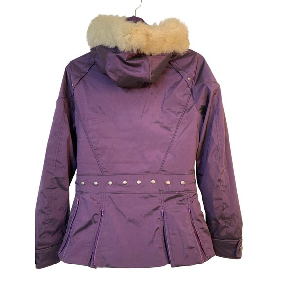 Luxury Nils Waterproof Breathable Ski Jacket Size 6 RR10726 Peplum Purple EUC - Picture 7 of 13